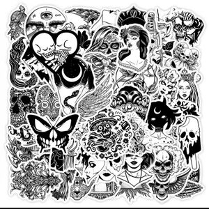 2/$10 25 Piece Gothic Sticker Set